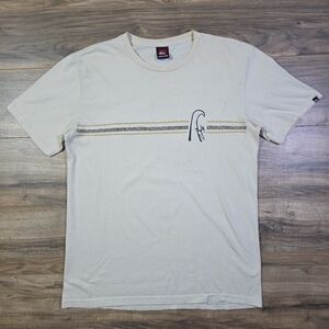 Quiksilver Surf Tee L Eddie Aikau Memorial Graphic Cream Vintage